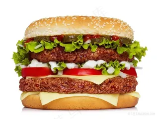 美食西餐汉堡包