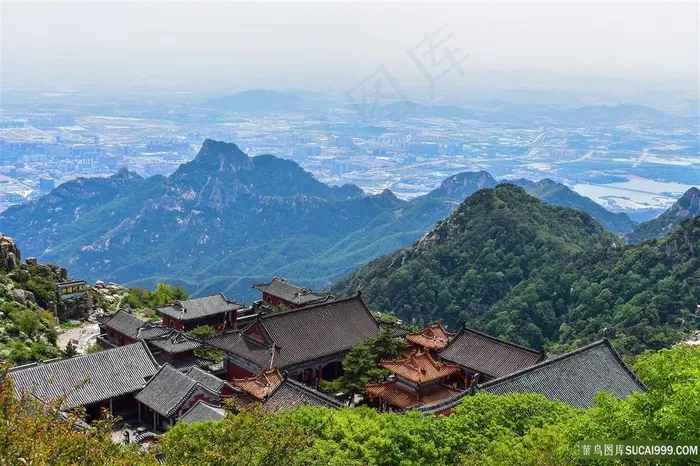 泰山碧霞祠风景图片