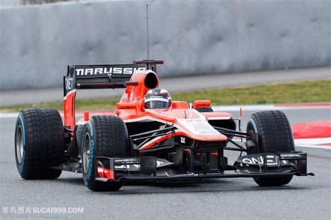 高清f1红色拉风赛车图片