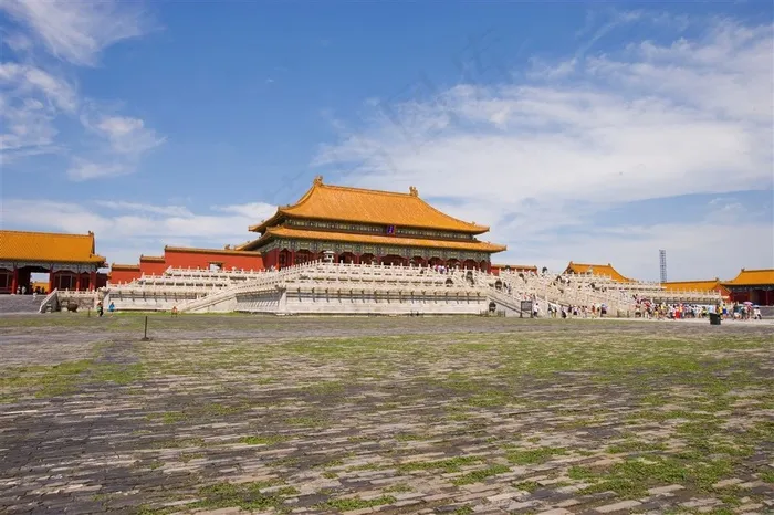 故宫太和殿城墙素材