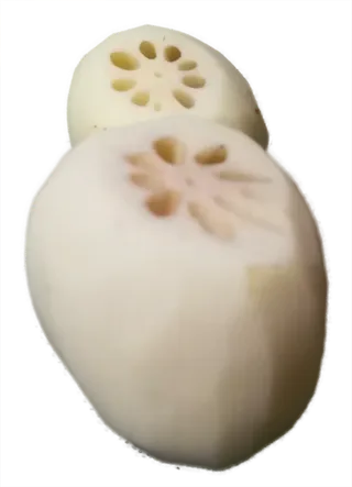 莲藕去皮免抠元素素材