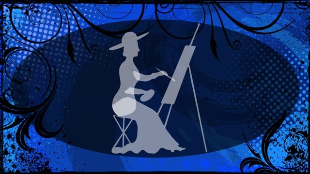 艺术, 艺术家, 画, 绘画, 帆布, 女性, 颜色, 爱好