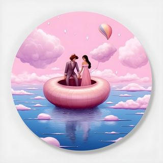 情人节520粉红爱心恋人情侣浪漫海报素材背景