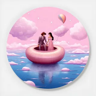 情人节520粉红爱心恋人情侣浪漫海报素材背景