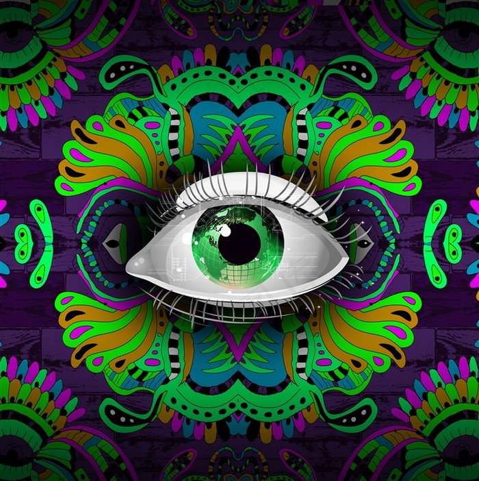 彩绘独眼高清图