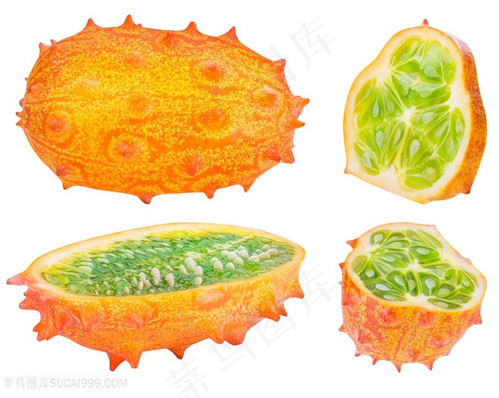 水果刺角瓜高清图片