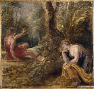 鲁本斯，佩德罗・巴勃罗和普罗克里斯油画图片