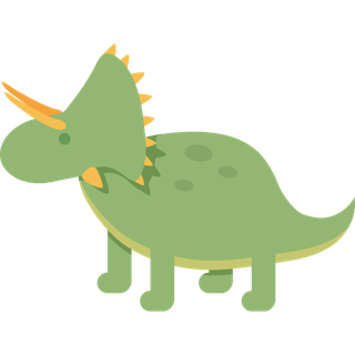 卡通恐龙生日宝宝宴派对素材恐龙派对免扣素材