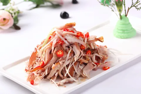 手撕野兔肉 (2)