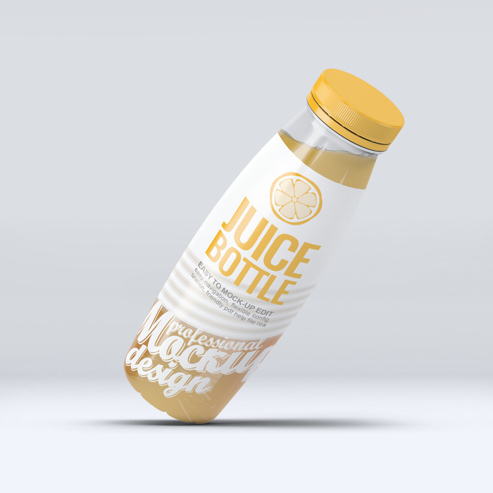 电商广告橙子饮料样机