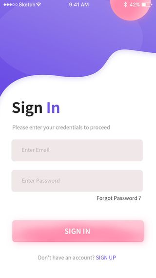 手机移动端软件程序APP登录注册UI界面PSD分层设计素材模板源文件