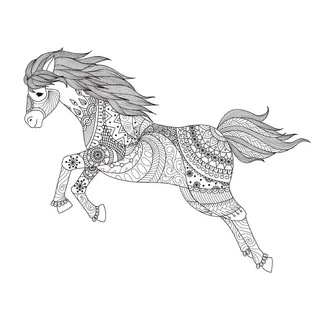 卡通动物手绘黑白线描线稿 卡通动物手绘黑白线描线稿