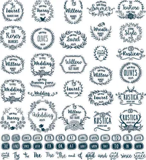 欧式复古线条边框花纹AI矢量LOGO角框花边分割线设计PSD卡片素材