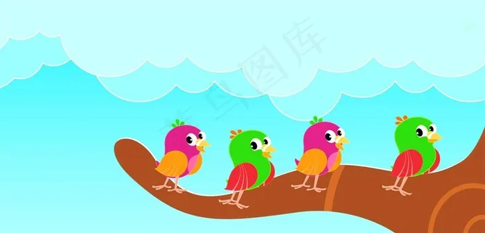 鸟儿在枝头歌唱