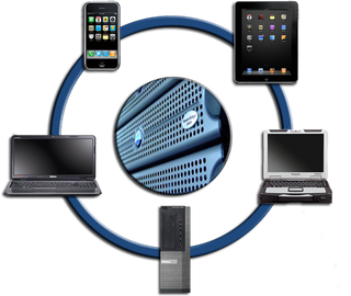 互联网服务器智能设备科技kv主视觉素材