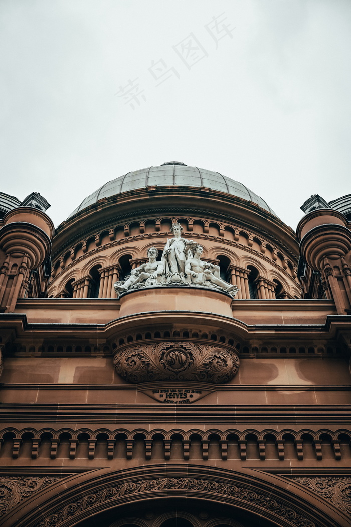 欧式圆顶建筑外观图片
