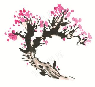 古树工笔摄影图片