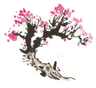 古树工笔摄影图片