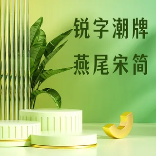 ruizichaopaiyanwei锐字潮牌燕尾宋简