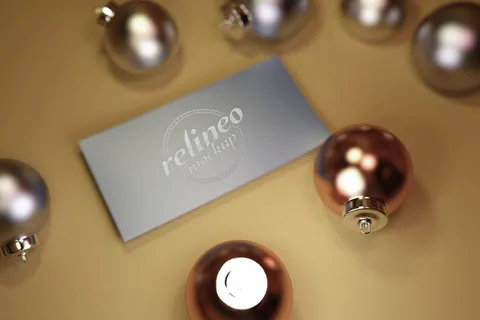 圣诞节主题贺卡样机