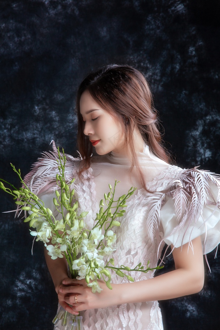 时尚清纯可爱的女孩摄影图片