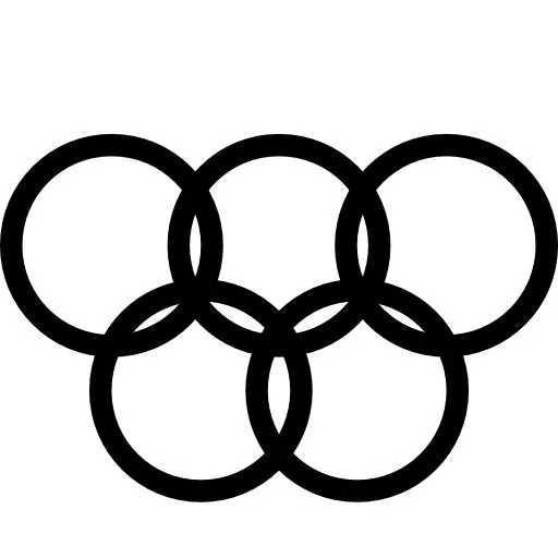 奥运五环 PNG免抠(512x512)