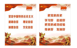 党史展板 海报