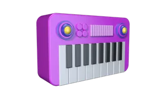 3D乐器培训免抠素材