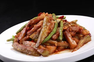 长豆角烧茄子 (2)