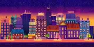 分析图素材图标集合景观建筑立面插画场景AI矢量图形设计