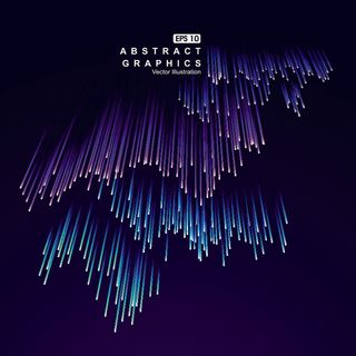 几何抽象粒子线条光线科技感网页banner展板背景AI矢量设计素材