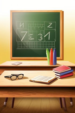 讲台教室黑板学校背景