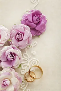 唯美的婚礼戒指大图