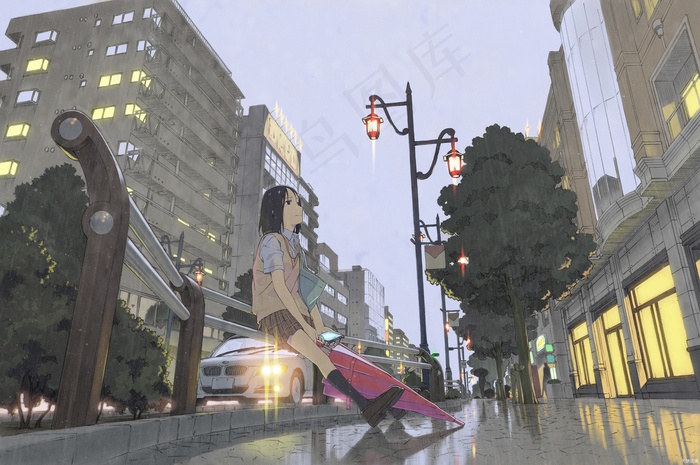 770城市街上女