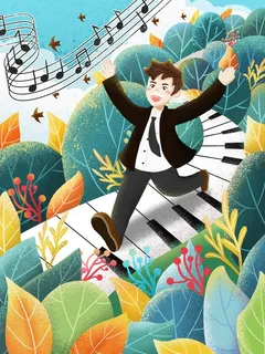 高考插画海报高考加油插画 高考插画海报高考加油插画