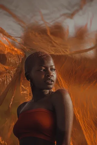 黑人模特写真图片