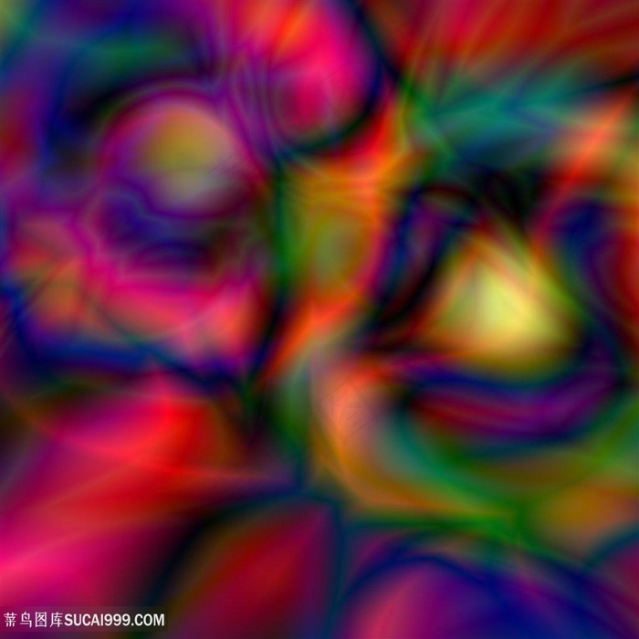 3D科幻光彩多彩背景图片