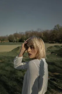 金发女郎户外*摄影