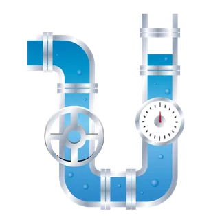 油气管道水管自厂管道阀门免抠图