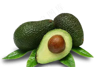 牛油果免抠图片