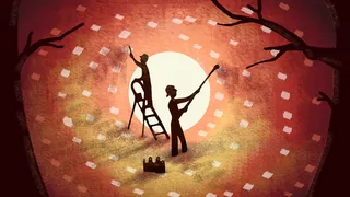 卡通涂鸦街头彩色墙绘壁纸插画儿童创意嘻哈漫画图集PSD素材