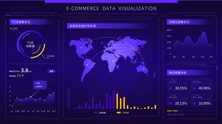 数据可视化psd模版psd模版下载