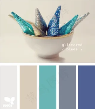 冬天系配色色卡色彩搭配