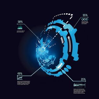 几何抽象粒子线条光线科技感网页banner展板背景AI矢量设计素材