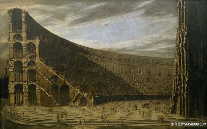 欧洲建筑高清油画