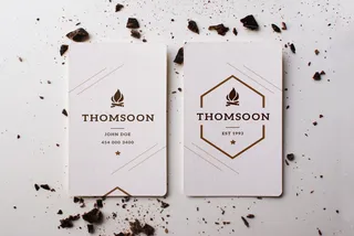 名片样机设计素材