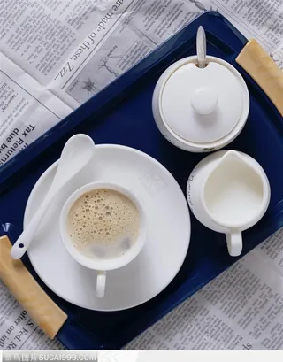 咖啡物语-俯视下的咖啡