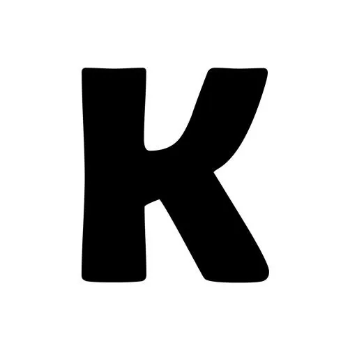 字母K PNG免抠(1500x1500)