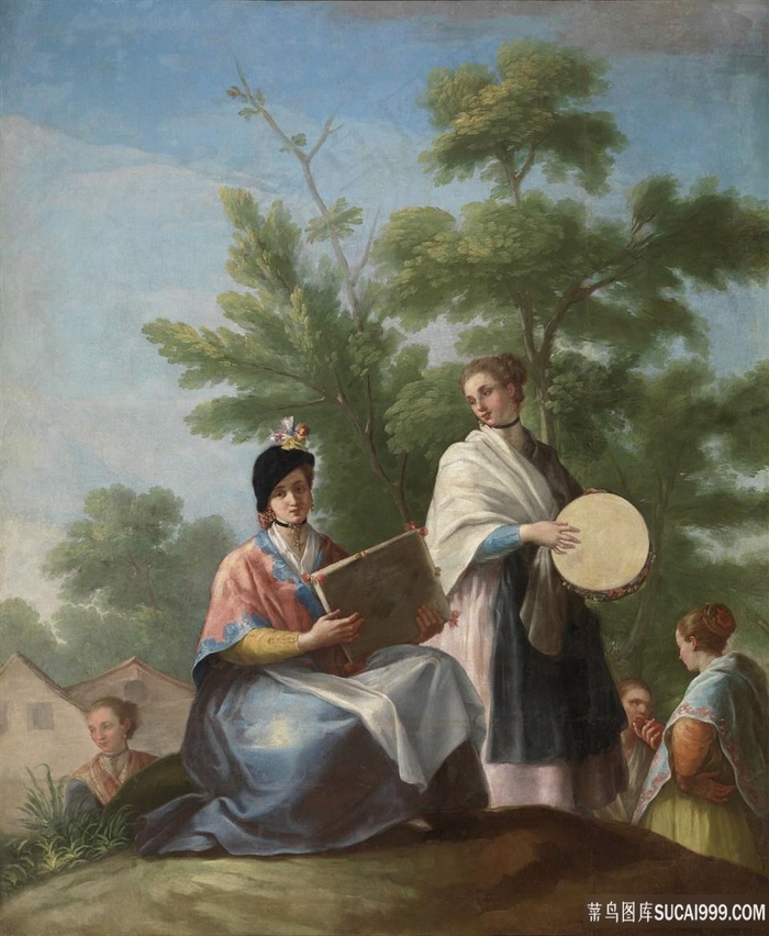 巴约和苏比亚拉蒙-莫扎斯-弹-手鼓