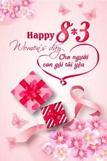 三八妇女节女神节贺卡背景